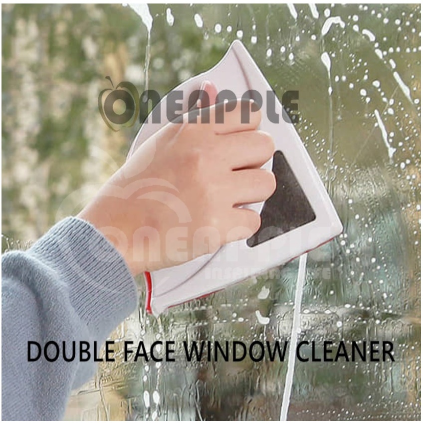 Window Cleaner Adjustable Double Faced Glass Cleaner Shopee Malaysia