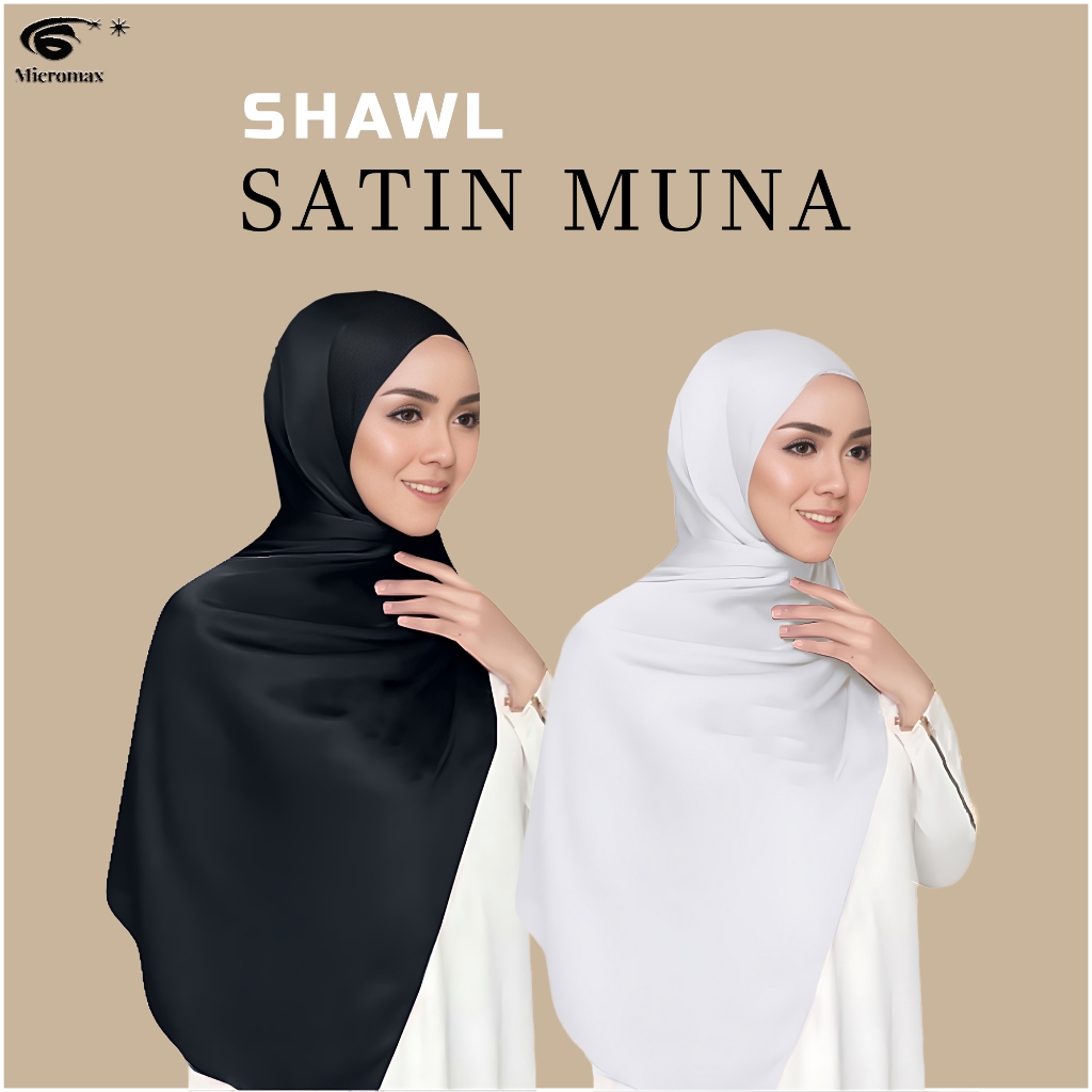 shawl satin muna