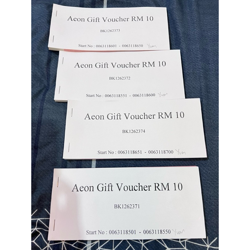 AEON JUSCO VOUCHER RM10/PC&RM20/PC | Shopee Malaysia