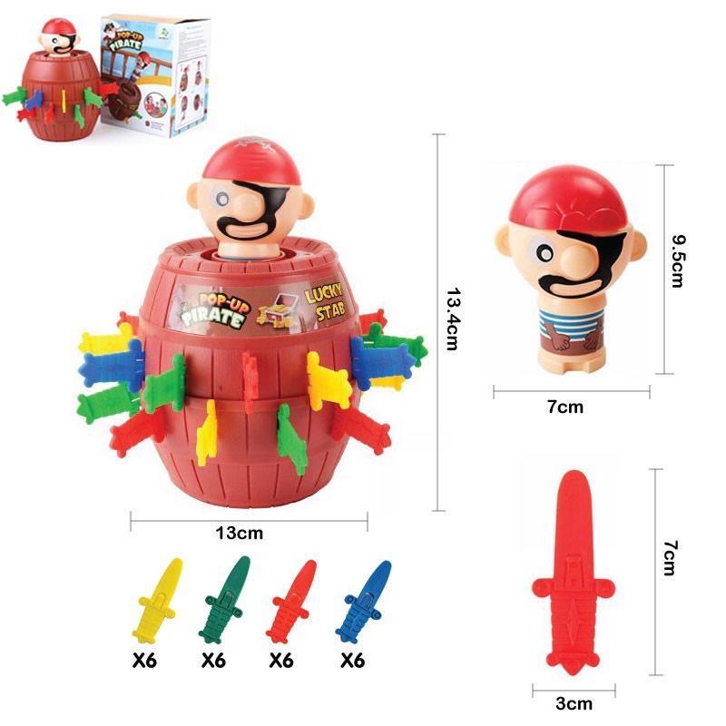 Ready Stock Pirate Barrel Coin Bank Lord Barrel Roulette Game TOY TOYS ...