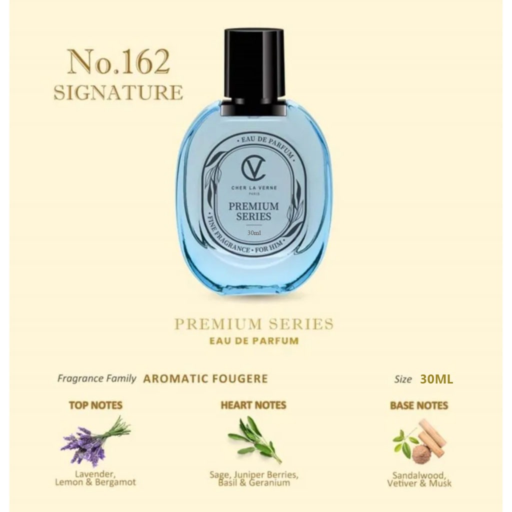 Cher La Verne Perfume Premium Series For Him 30ml Minyak Wangi