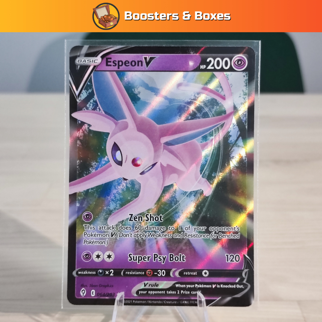 espeon v pokemon card value Amazon.com: Pokemon Cards: 2022 Spring V Heroes Espeon V Tin : Toys & Games