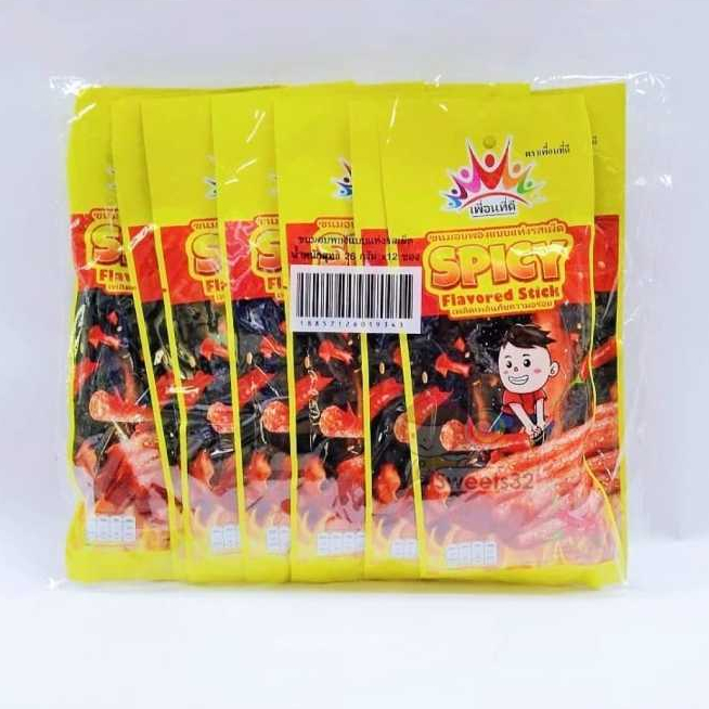 12 Pcs Viral Thailand La Tiao Latiao Tasty Spicy Flavoured Sticks 26g ...