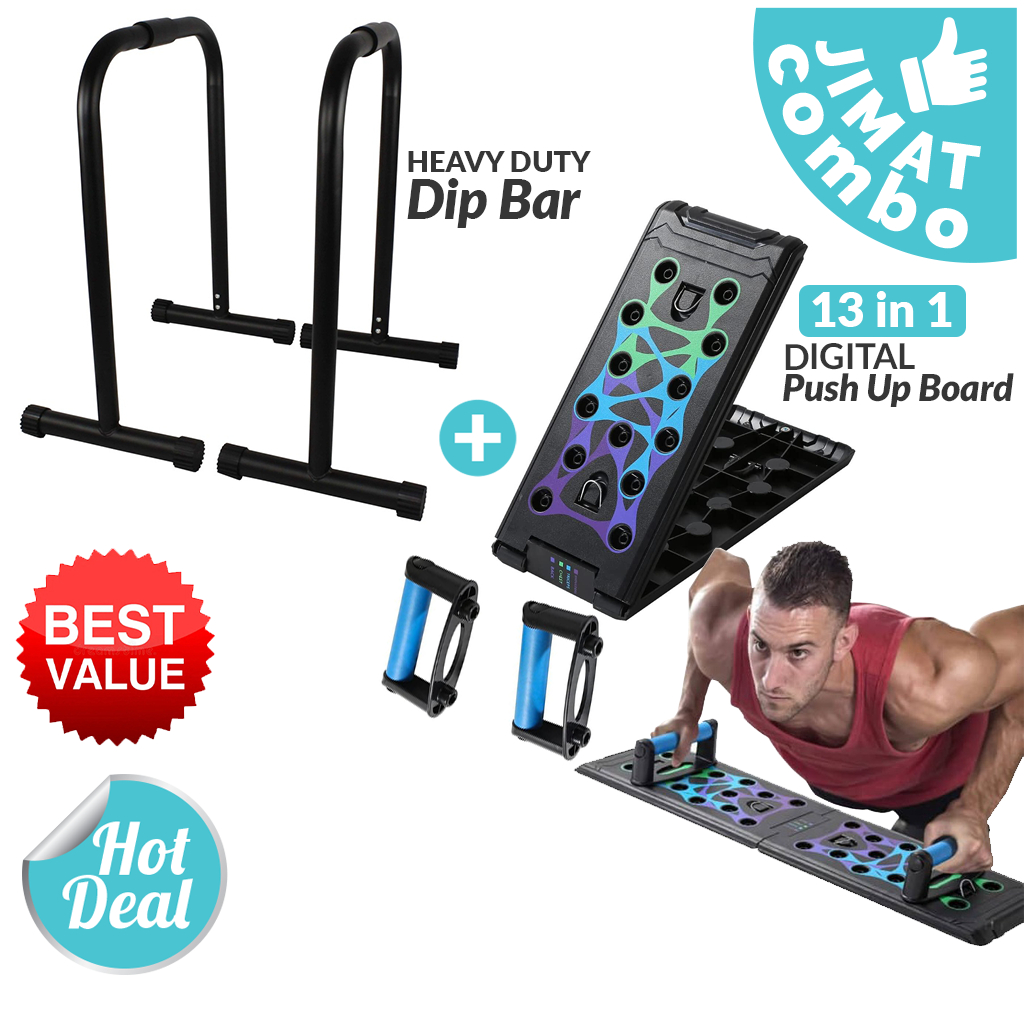 Heavy Duty Dip Bar Parallel Bar Portable Home Gym Body Weight Training Crossfit Parallettes Push