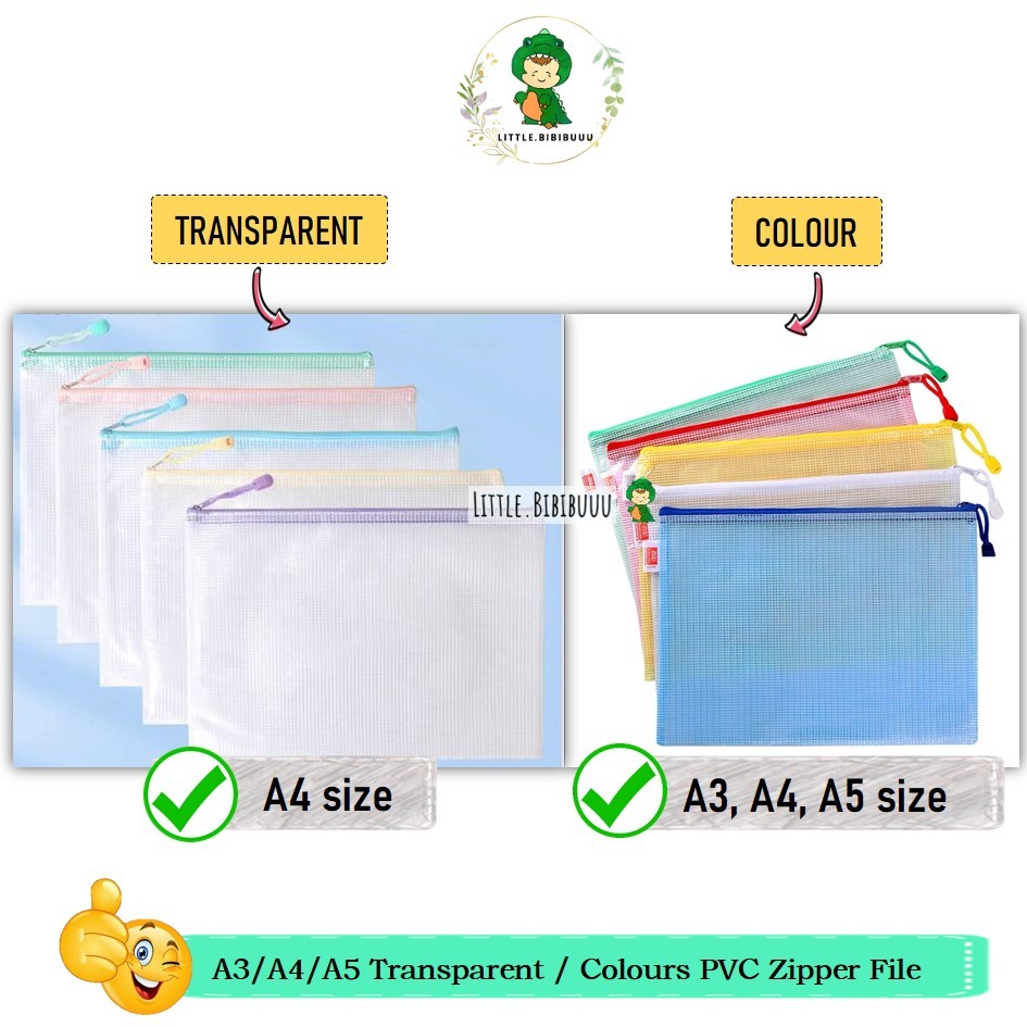 Lot De 12 Pochettes à Fermeture éclair En PVC - A6, Couleurs Assorties - Parfait Pour Documents, école, Bureau