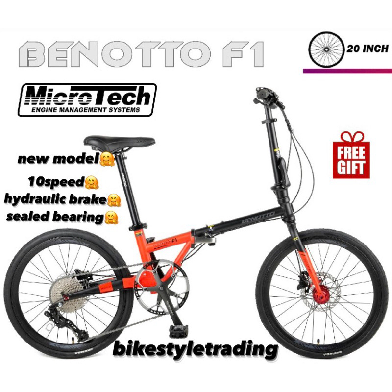 Benotto f2 2025 folding bike