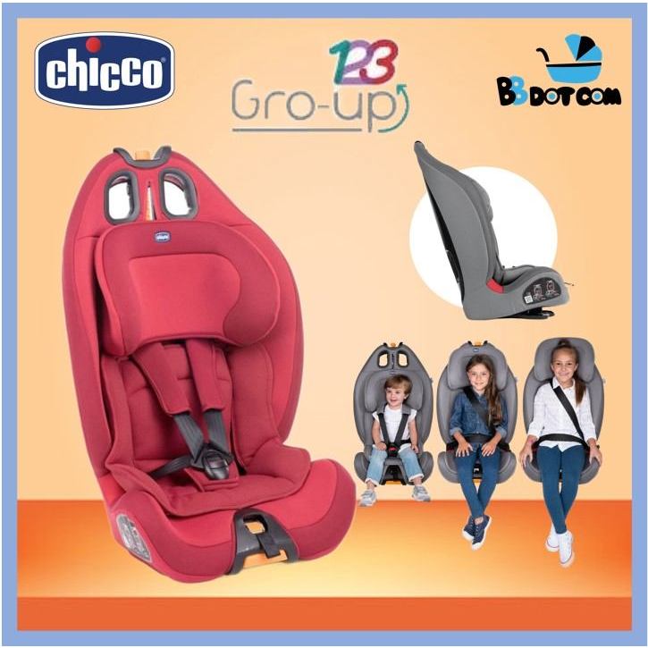 Chicco Gro Up 123 Toddler Kids Booster Car Seat (936kg) Shopee Malaysia