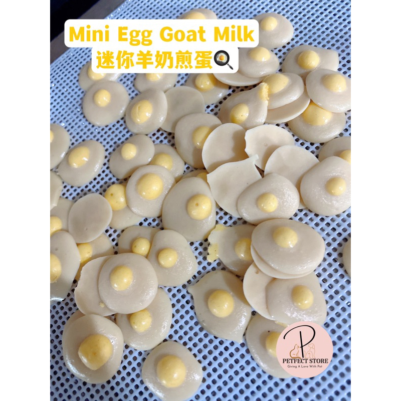 Mini Egg Goat Milk / 迷你羊奶煎蛋🍳 / Homemade Goat Milk Mini Egg Snacks for