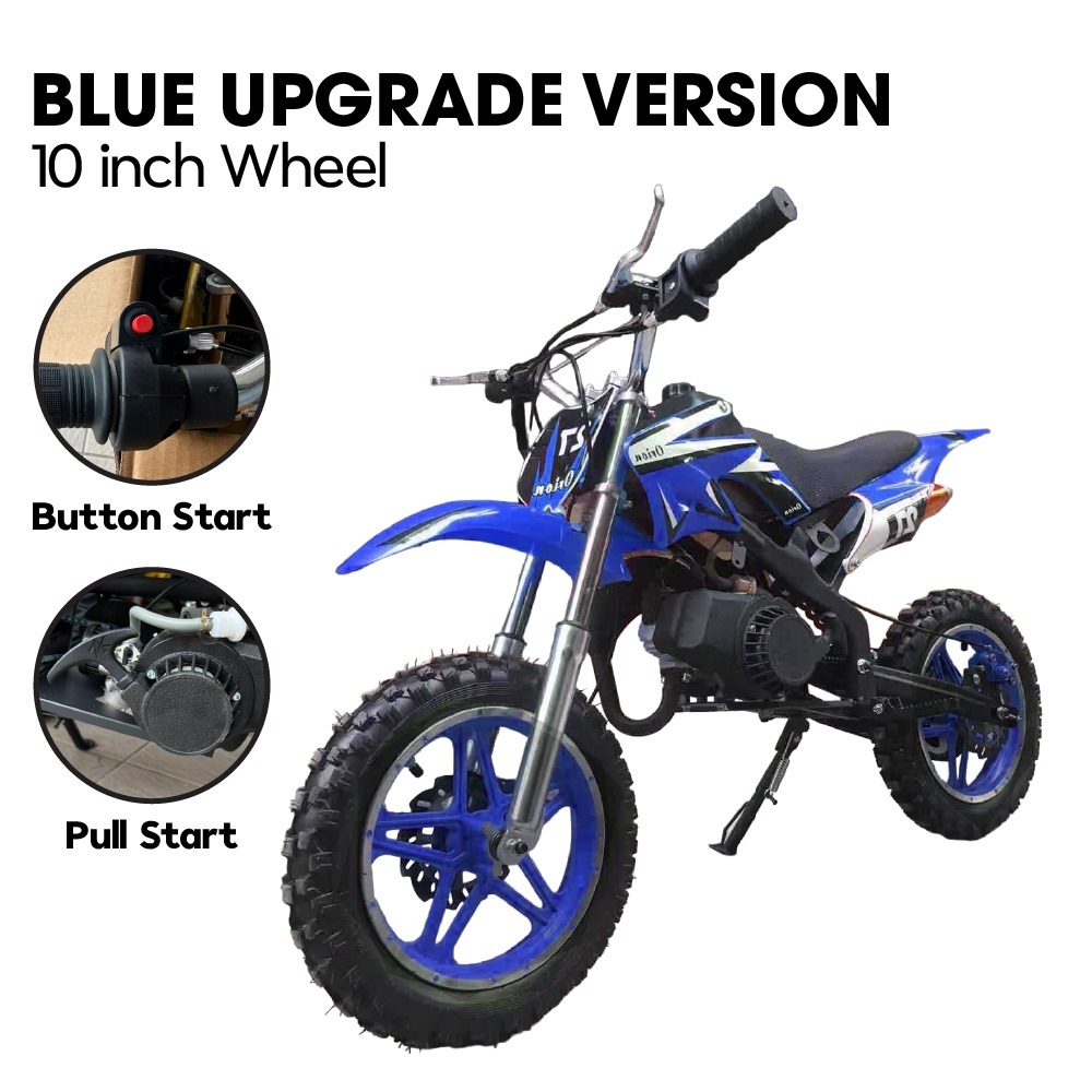 SAAR GIFTS Dirt Bike Green Ini Otorbike Otocross Scrabler - Off Road - 49cc Petrol 2