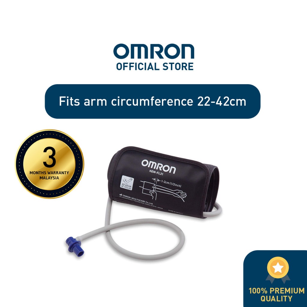 Omron Intelli Wrap Fit Cuff Type B (22-42cm) HEM-FL31 | Shopee Malaysia