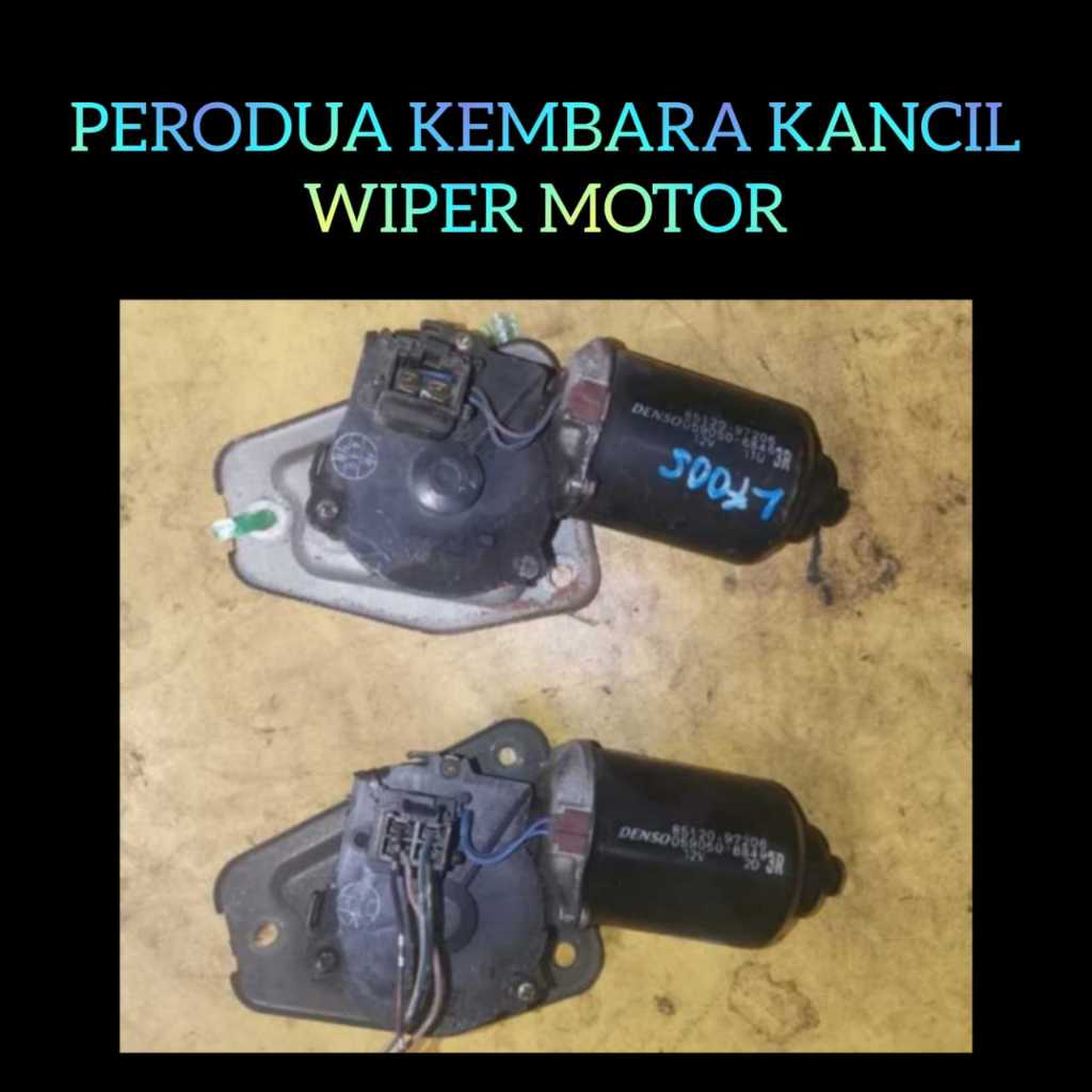 🇯🇵🇯🇵 WIPER MOTOR PERODUA KEMBARA KANCIL / WIPER MOTOR ORI DENSO JAPAN