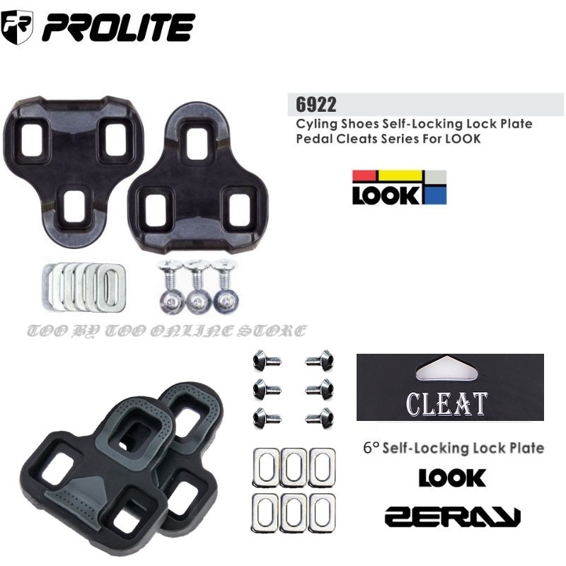 Prolite Shoes Cleat/Self Locking 6 Degree For Road Pedal For Look Keo ...