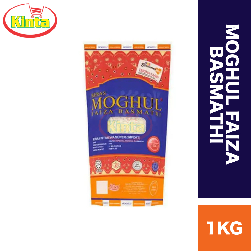 Beras Basmathi Faiza Moghul 1kg Shopee Malaysia