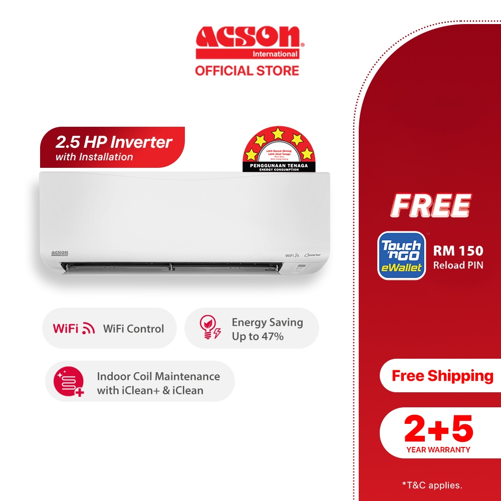[Installlation] Acson Reino Inverter Air Conditioner 2.5HP R32