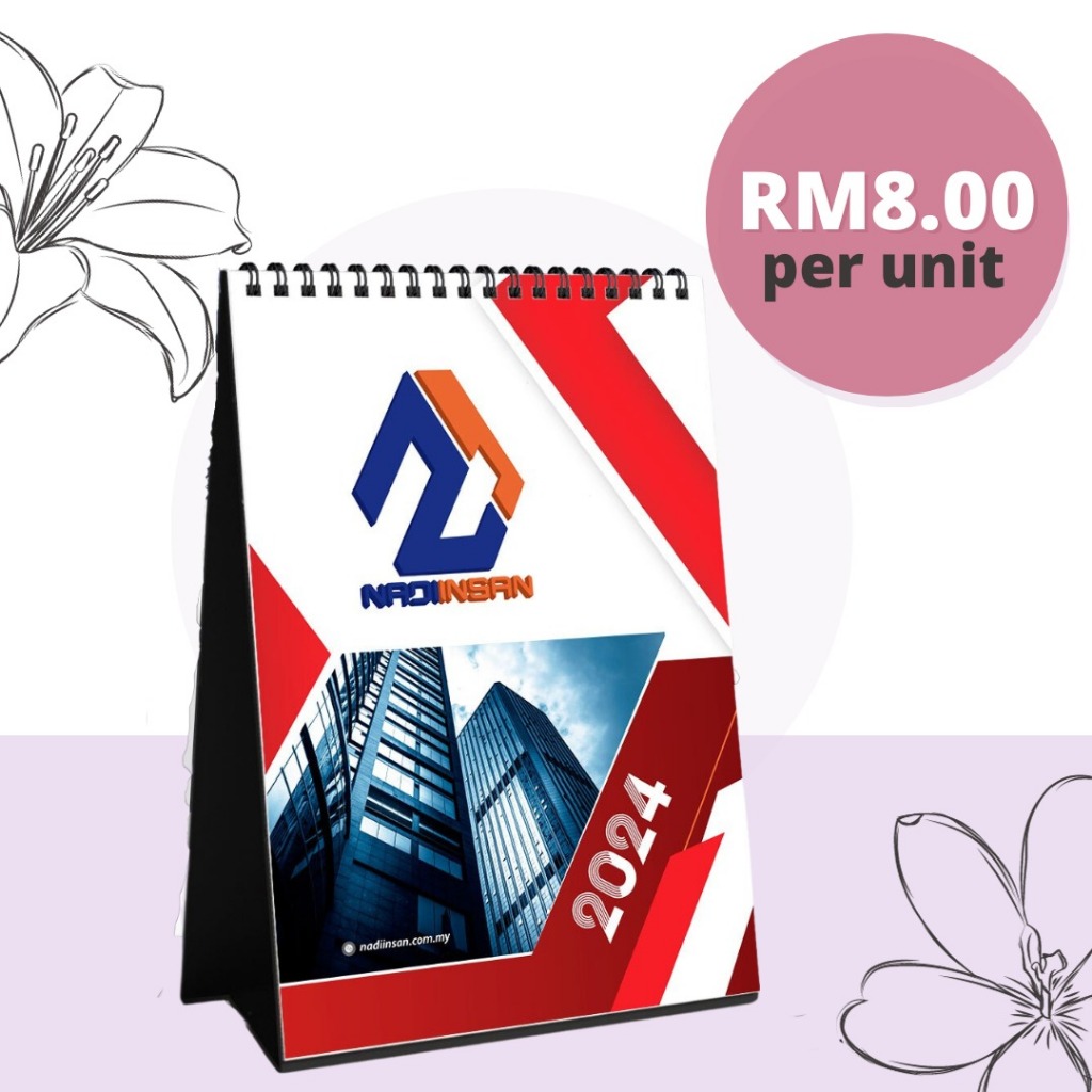 Hard Cover Calendar 2024 Shopee Malaysia