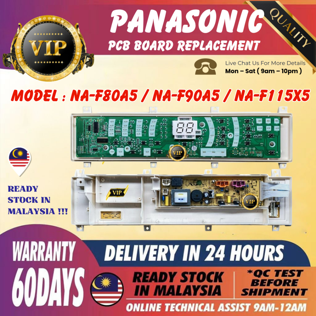 NA-F115X5 WASHING MACHINE PCB BOARD (CONTROL BOARD)NA-F80A5 / NA-F90A5 ...