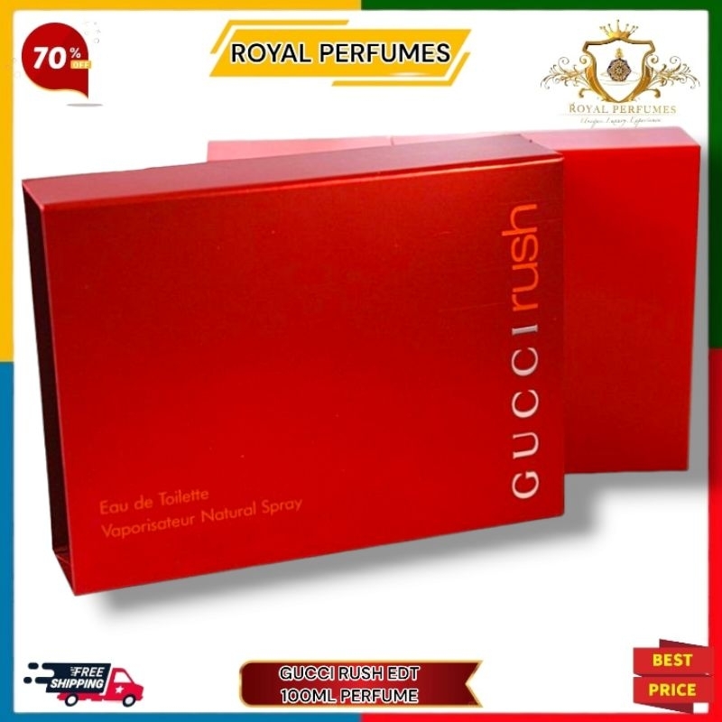 ORI GUCCI RUSH EDT 100ML FOR MEN MINYAK WANGI LELAKI Shopee Malaysia