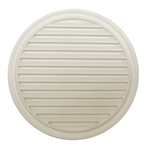 D5522M GABLE LOUVERS | ROUND SHAPE | PRIME WHITE COLOR | PU MATERIAL ...