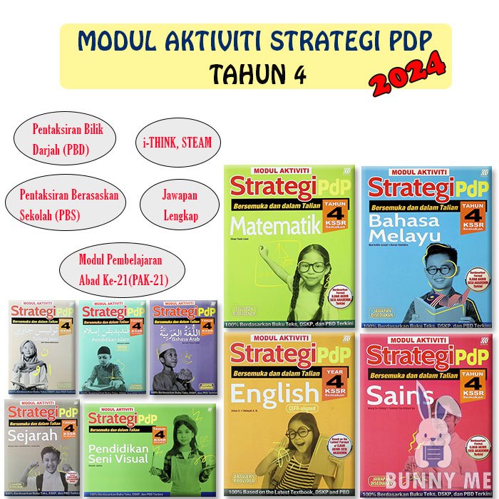 [BUNNY] 2024 Buku Sekolah : Modul Aktiviti Strategi PdP KSSR Semakan ...