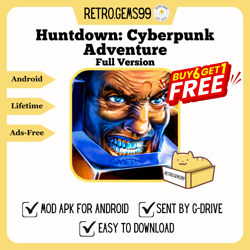 Android 💥Huntdown Cyberpunk Adventure Unlocked Full Version 💥Game