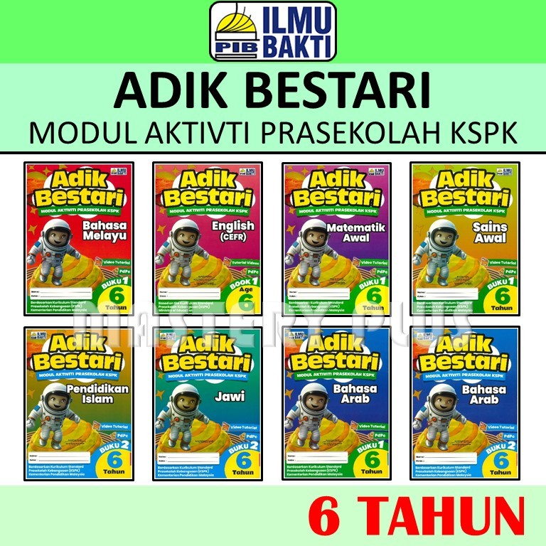 ADIK BESTARI 6 TAHUN MODUL AKTIVITI PRASEKOLAH KSPK 2024 - PENERBIT ...