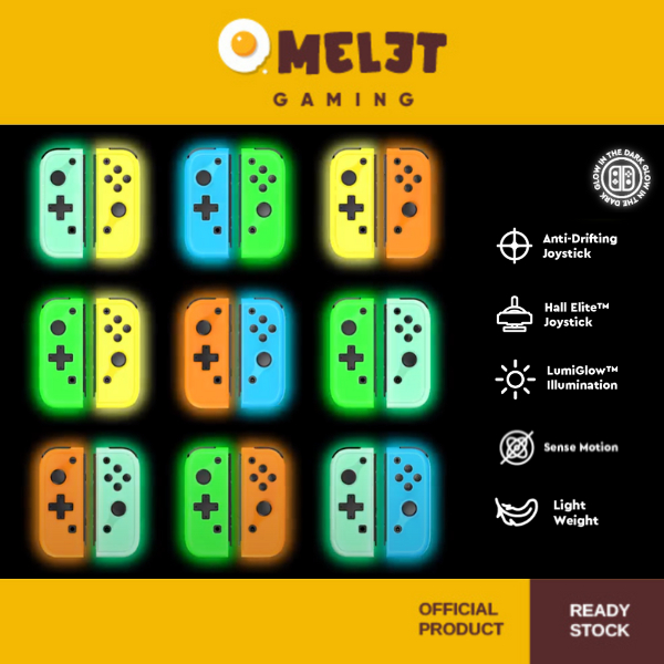 Omelet Gaming Glow In The Dark Mini JoyPad Hall Effect No Drifting