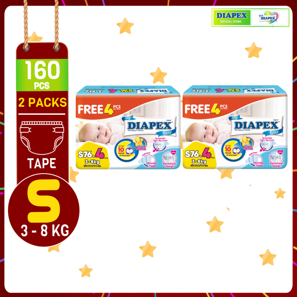 Diapex Easy Mega Pack S 80S x 2Pk Shopee Malaysia