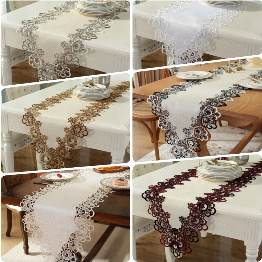 Alas Meja Polyester Table Runner Tablecloth Table Decoration | Shopee ...