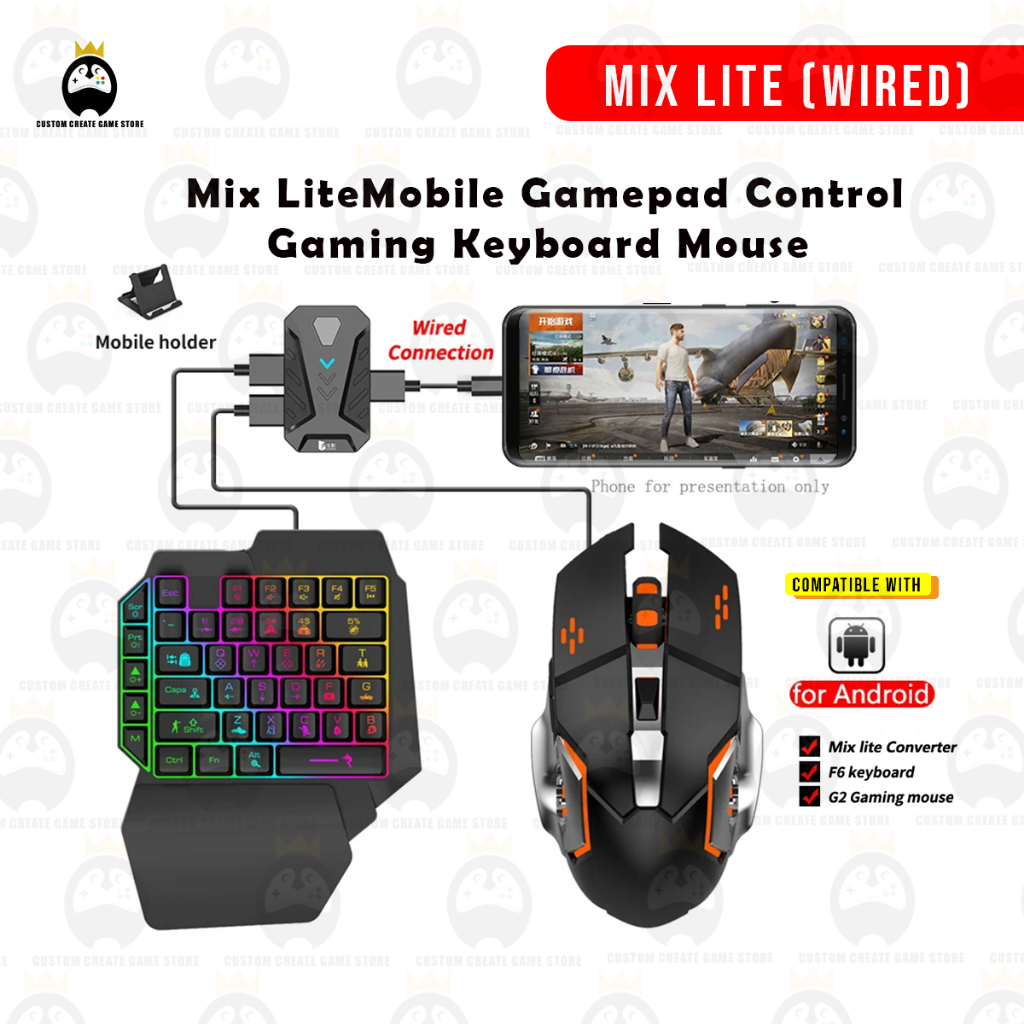 PUBG Mobile Gamepad Control Gaming Keyboard Mouse Converter Set For Android  Phone MIX LITE PUBG COD GAMING PHONE (WIRED) | Shopee Malaysia