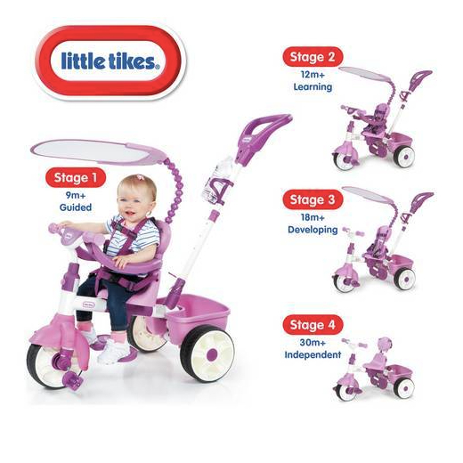 LITTLE TIKES 4 IN 1 TRIKE TEAL PURPLE Shopee Malaysia