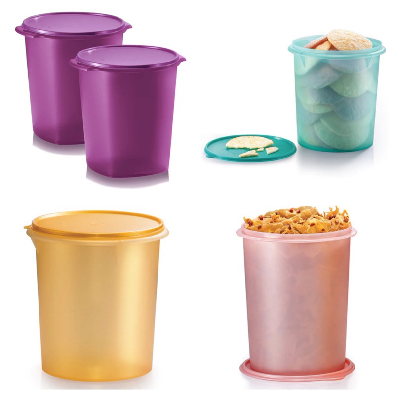 Tupperware Tall Canister 10L / Deco Canister 10.7L 11L / Giant Canister 8.6L airtight liquid