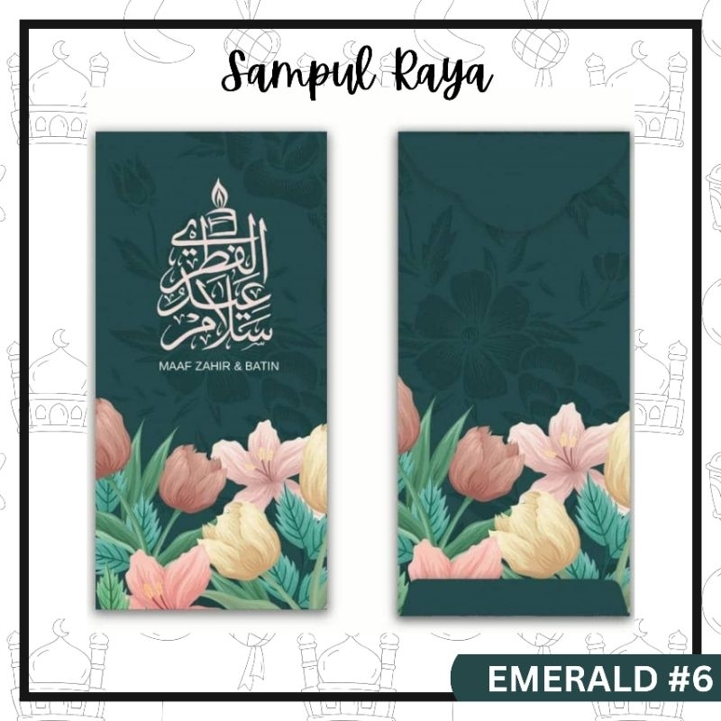 SAMPUL DUIT RAYA EXCUSIVE DESIGN AIDILFITRI AIDILADHA KEBAYA BUNGA ...