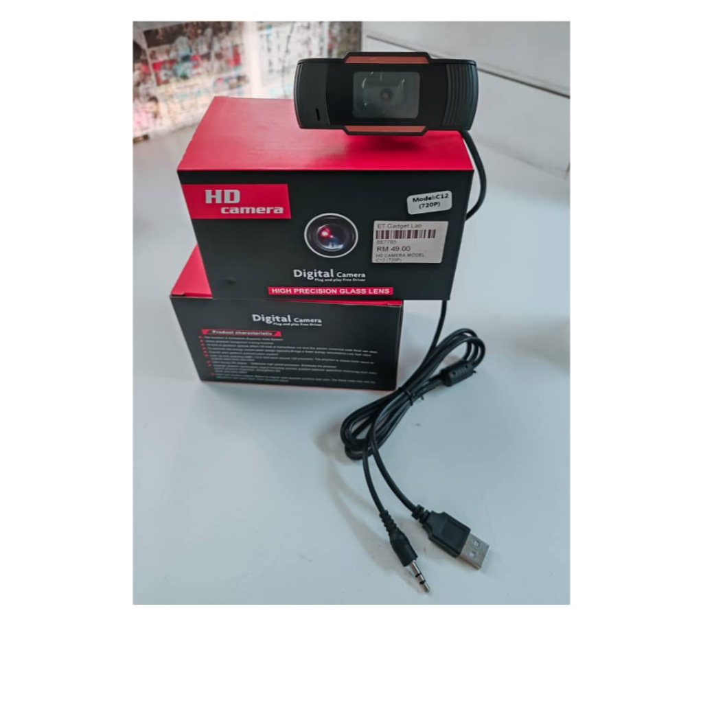 HD camera C12 Plug and Play Free Driver High Precision Glass Lens