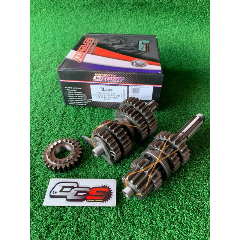 LEO RACING GEAR BOX FULL SET (EX5 DREAM/WAVE100/EX5 CLASS 1) GEARBOX