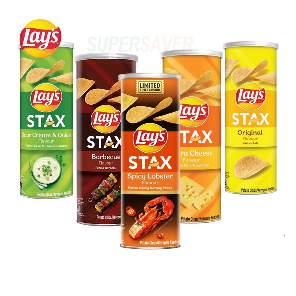 Lays Stax Potato Chips 135g | Shopee Malaysia