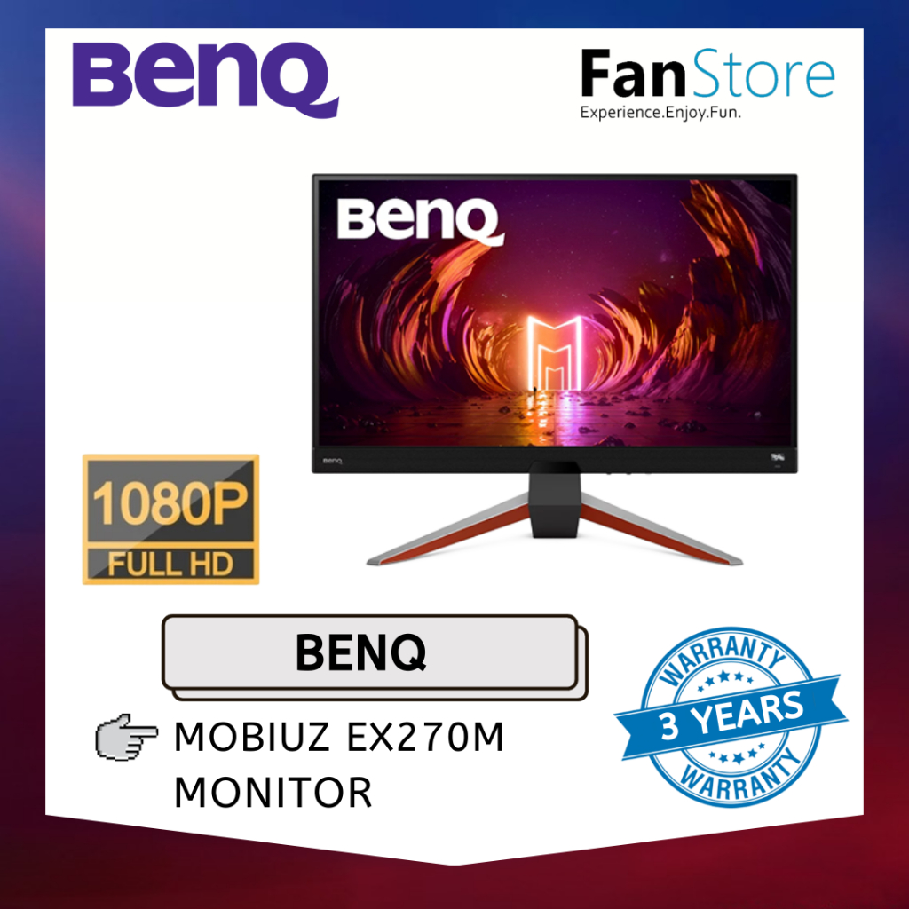 FANSTORE BENQ MOBIUZ EX270M 27 inch 1920 × 1080 16:9 (FHD) Gaming ...