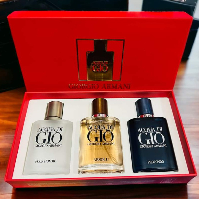 AQUA DI GIO PERFUME GIFT SET 3IN1 30ML FOR MEN Shopee Malaysia