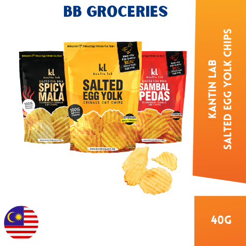 Kantin Lab Salted Egg Yolk chips 40g Shopee Malaysia