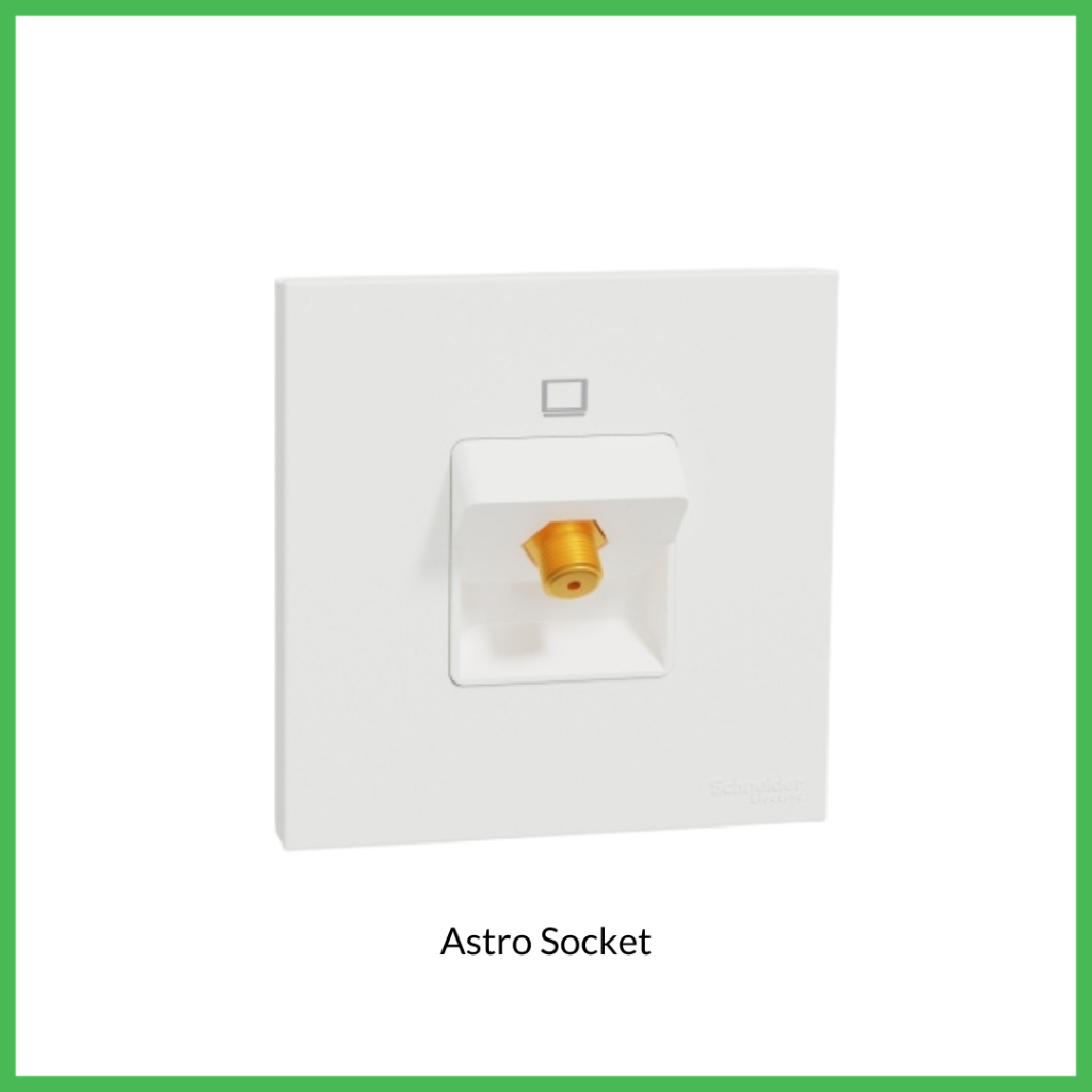 Schneider AvatarOn C Switches & Sockets / 13A Switch Socket / Water