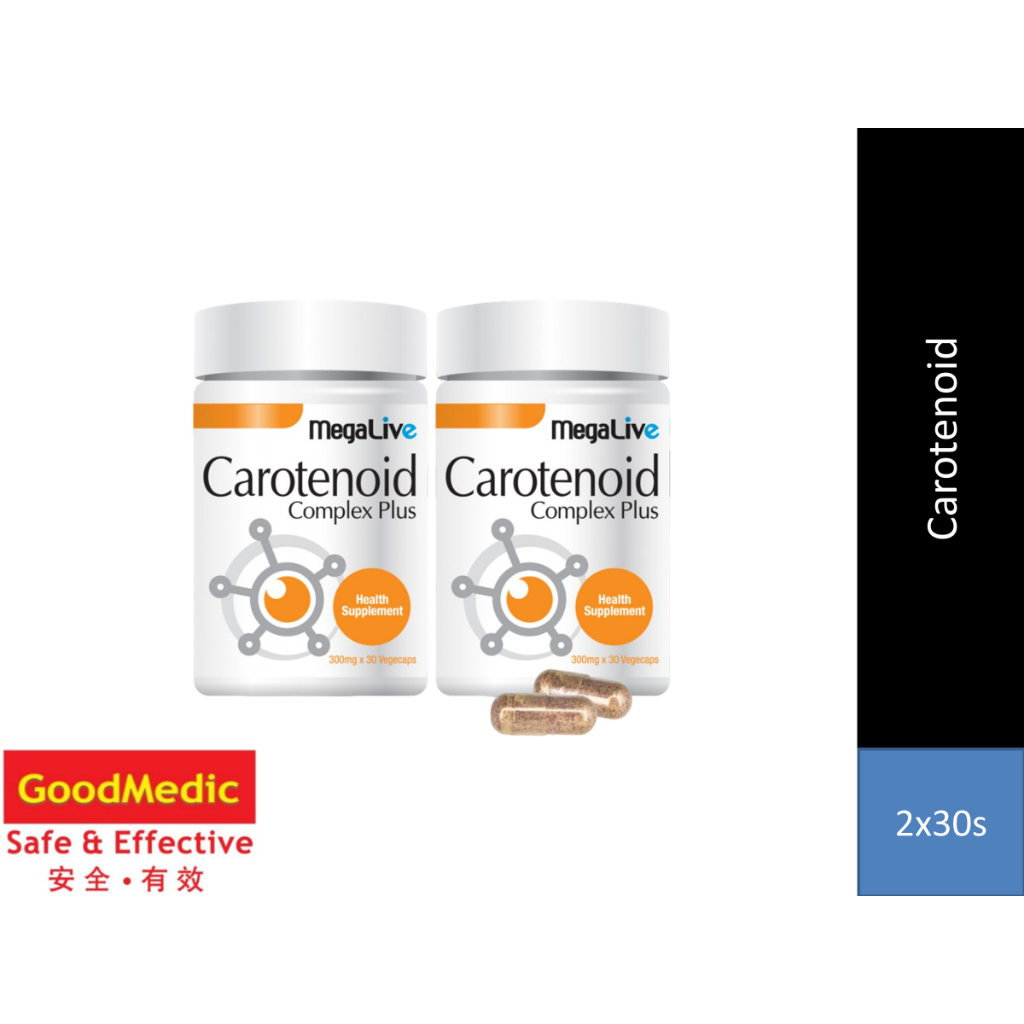 Megalive Carotenoid Complex Plus Vegecap (2x30s) | Shopee Malaysia