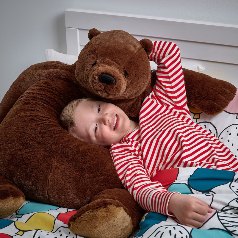 Ikea Djungelskog Big Brown Bear Soft Toy Patung Beruang Lembut Ikea 