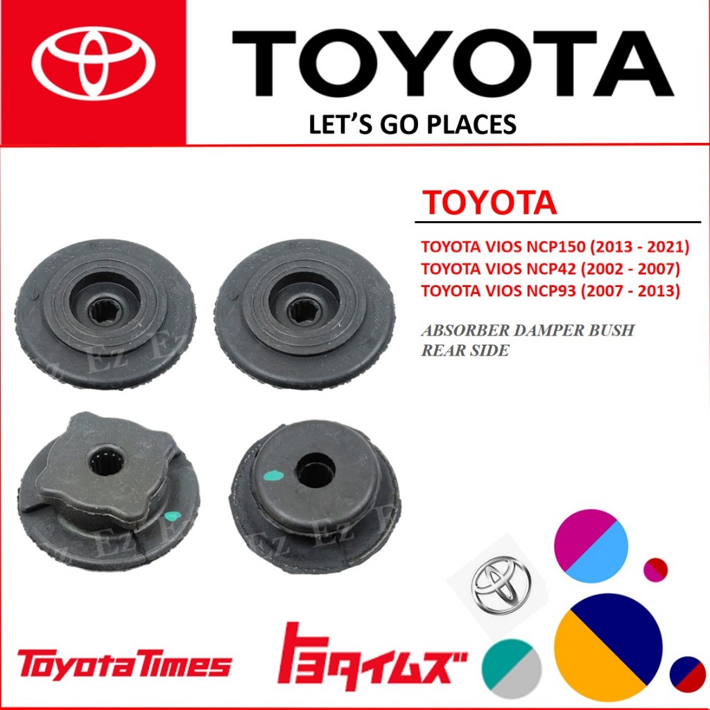 [4 IN 1] - BELAKANG REAR ABSORBER MOUNTING BUSH NISSAN VIOS NCP42 NCP93 ...
