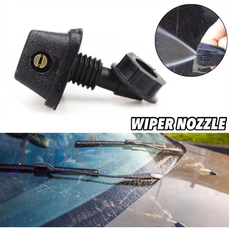 thumbnail image 2 of Set Of 2 Universal Car Windshield Washer Jets - Black & Gold Nozzles By Carbole 2 of 3