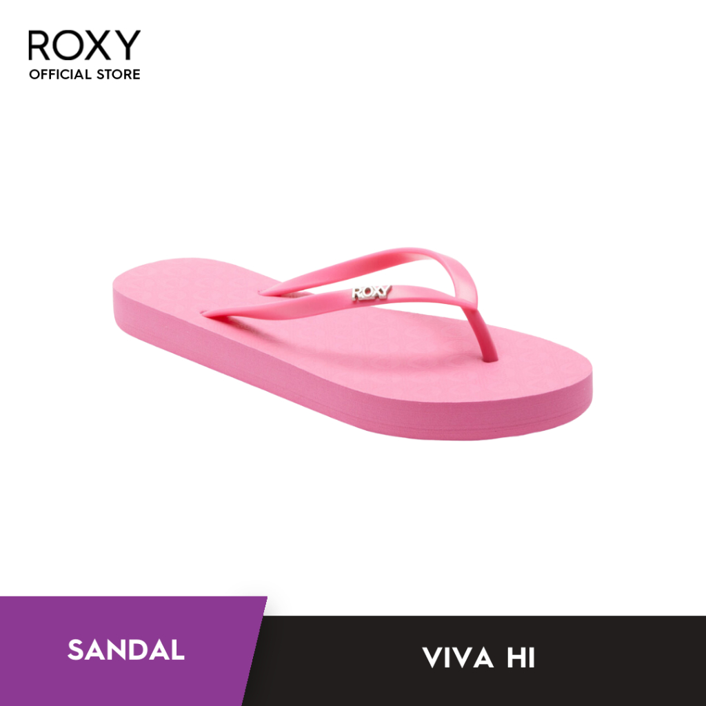 Roxy Viva Hi Sandals - Hot Pink | Shopee Malaysia