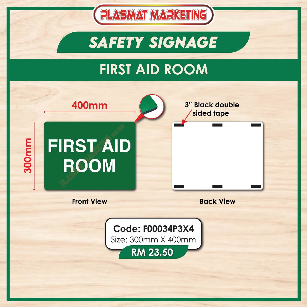 Safety Sign. First Aid Room | Shopee Malaysia