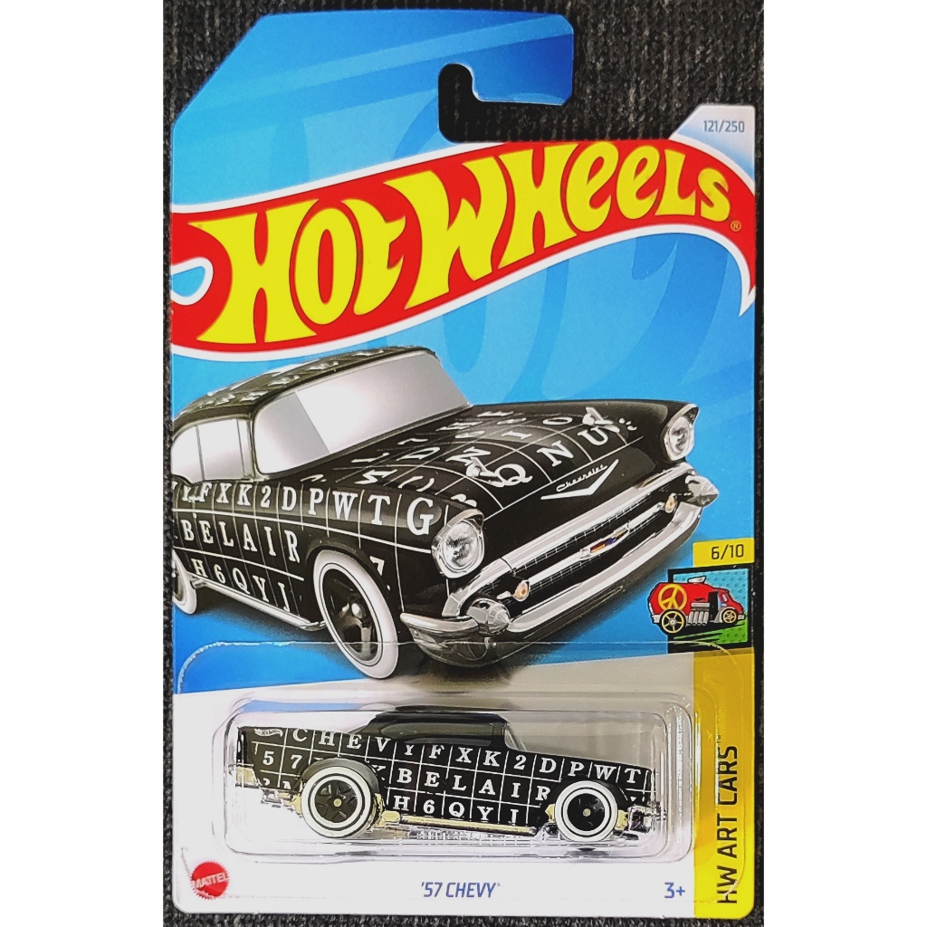 Hot wheels 57 chevy best sale hw flames