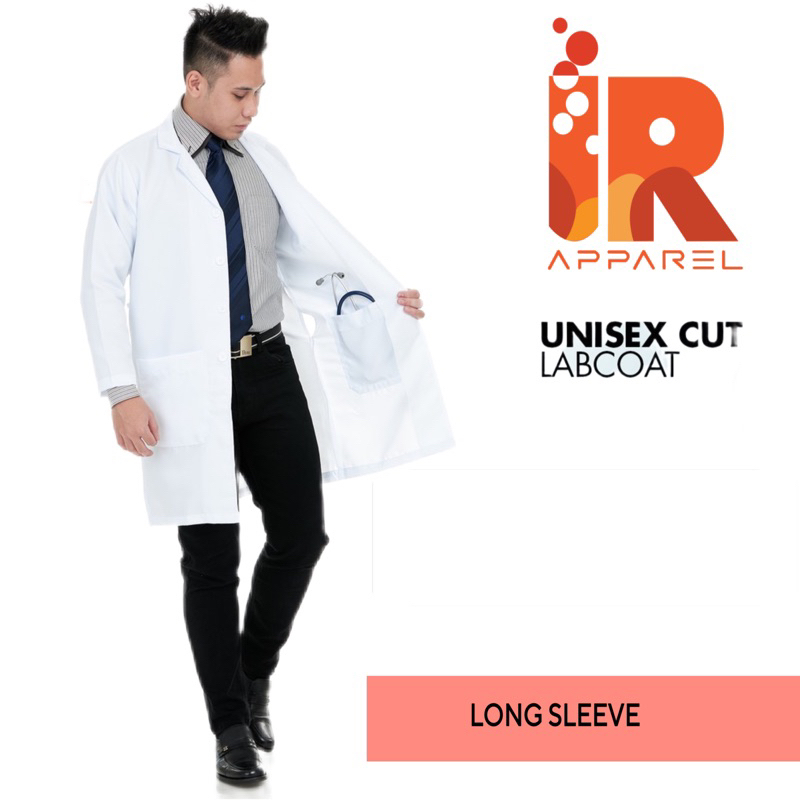 Unisex Labcoat by IR Apparel ( long sleeve ) Shopee Malaysia