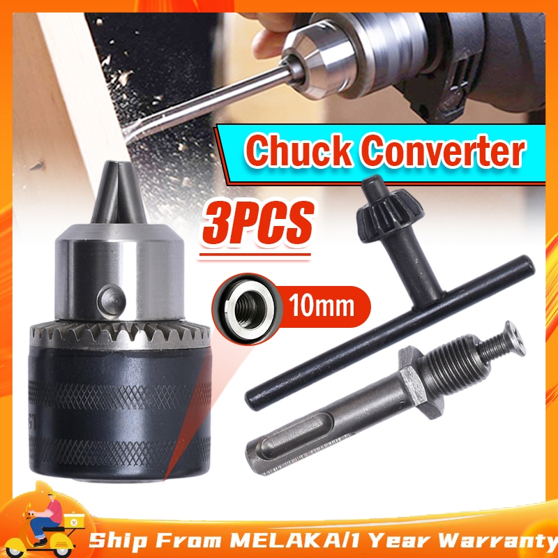 1.5-10mm Drill Chuck Wrench Conversion Adaptor Drill Chuck Head Set ...