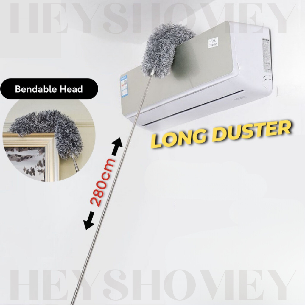 HeysHomey Duster Expandable 280cm Long Microfiber Duster Penyapu Habuk ...