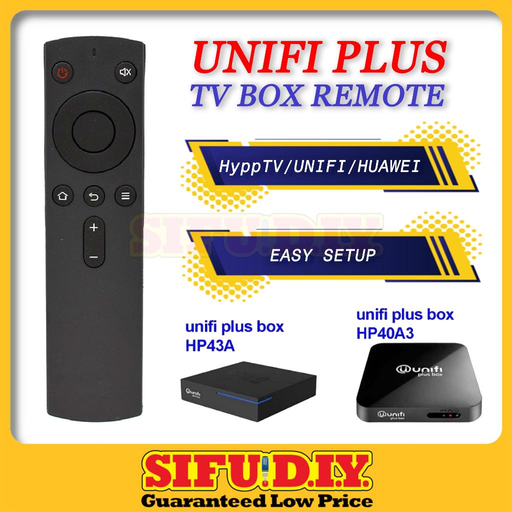 [Ready Stock] Unifi TM HyppTV Box Remote Control / Unifi Plus Box